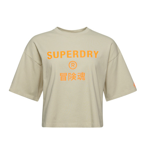 Superdry Γυναικεία κοντομάνικη μπλούζα Code Core Sport T-Shirt